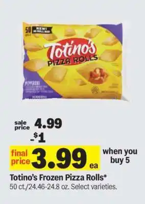 Totino's Frozen Pizza Rolls