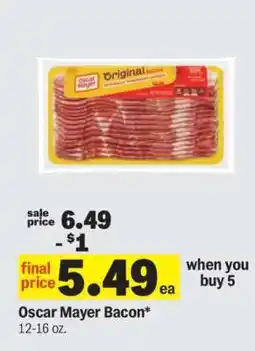 Meijer Oscar Mayer Bacon offer
