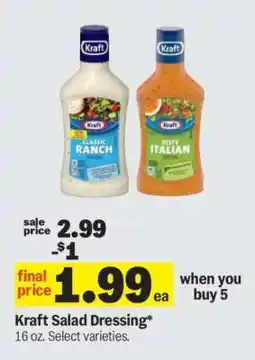 Meijer Kraft Salad Dressing offer
