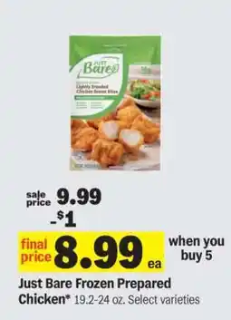 Meijer Just Bare Frozen Prepared Chicken offer