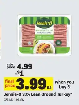 Meijer Jennie-O 93% Lean Ground Turkey offer