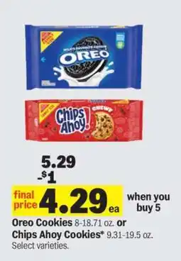 Meijer Oreo Cookies or Chips Ahoy! Cookies offer