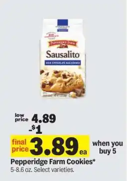 Meijer Pepperidge Farm Cookies offer