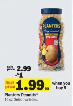 Meijer Planters Peanuts offer