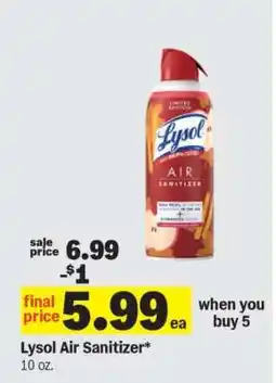 Meijer Lysol Air Sanitizer offer