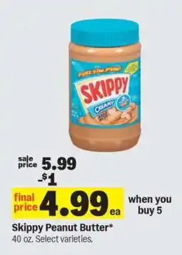 Meijer Skippy Peanut Butter offer