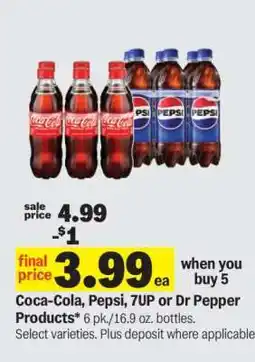 Meijer Coca-Cola, Pepsi, 7UP or Dr Pepper Products offer