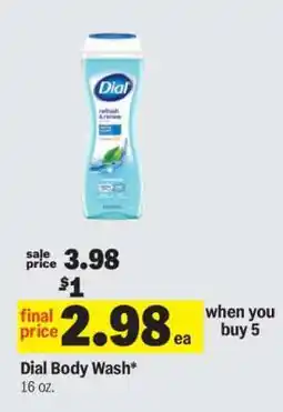 Meijer Dial Body Wash offer