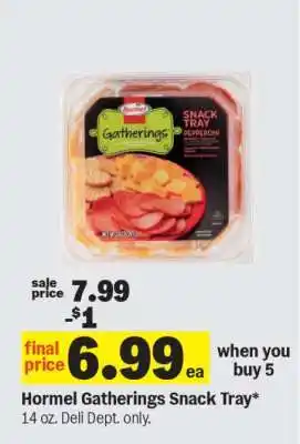 Hormel Gatherings Snack Tray