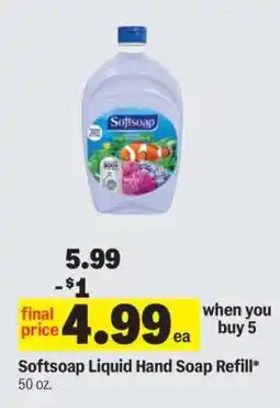 Meijer Softsoap Liquid Hand Soap Refill offer