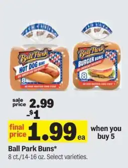 Meijer Ball Park Buns offer