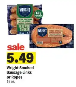 Meijer Wright Smoked Sausage Links or Ropes offer