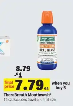Meijer TheraBreath Mouthwash offer