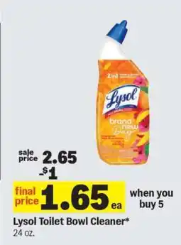 Meijer Lysol Toilet Bowl Cleaner offer