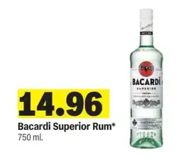Meijer Bacardi Superior Rum offer