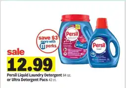 Meijer Persil Liquid Laundry Detergent or Ultra Detergent Pacs offer