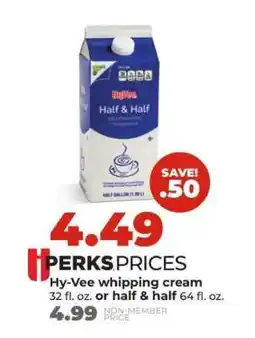 Hy-Vee Hy-Vee whipping cream offer