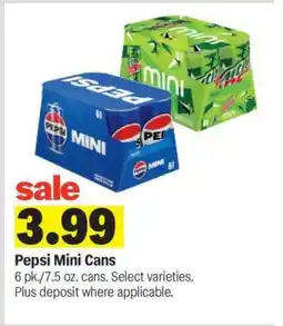 Meijer Pepsi Mini Cans offer