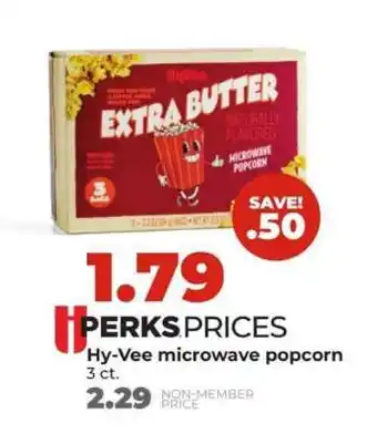 Hy-Vee microwave popcorn