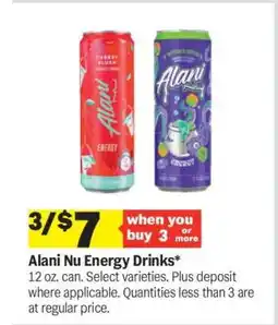 Meijer Alani Nu Energy Drinks offer