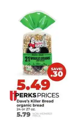 Hy-Vee Dave's Killer Bread offer