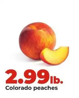 Hy-Vee Colorado peaches offer