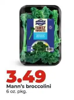 Hy-Vee Mann's broccolini offer