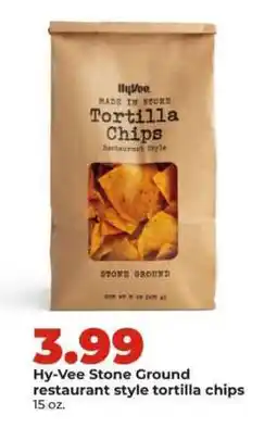 Hy-Vee Hy-Vee Stone Ground Tortilla Chips offer