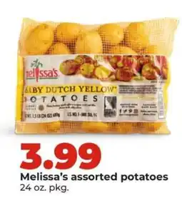 Hy-Vee Melissa's assorted potatoes offer