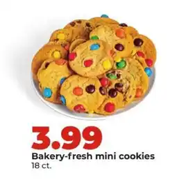 Hy-Vee Bakery fresh mini cookies offer