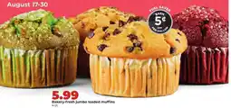 Hy-Vee Bakery Fresh Jumbo Loaded Muffins offer