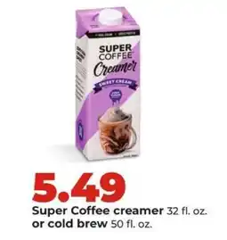Hy-Vee Super Coffee Creamer or Cold Brew offer