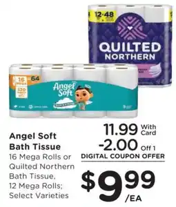 Kroger Angel Soft Bath Tissue offer