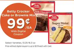 Kroger Betty Crocker cake or brownie mix offer