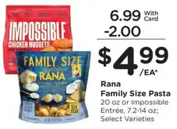 Kroger Rana Family Size Pasta offer