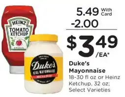 Kroger Duke's Mayonnaise offer