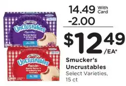 Kroger Smucker's Uncrustables offer