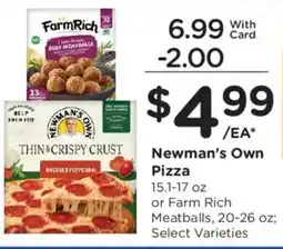 Kroger Newman's Own Pizza offer