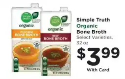 Kroger Simple Truth Organic Bone Broth offer