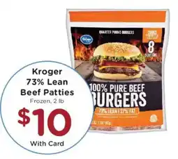 Kroger Kroger 73% Lean Beef Patties offer