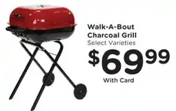 Kroger Walk-A-Bout Charcoal Grill offer
