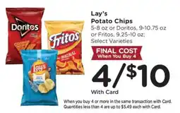 Kroger Lay's Potato Chips offer