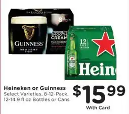Kroger Heineken or Guinness offer
