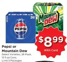 Kroger Pepsi or Mountain Dew offer
