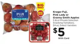 Kroger Kroger Fuji, Pink Lady or Granny Smith Apples offer