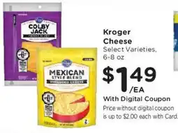 Kroger Kroger Cheese offer
