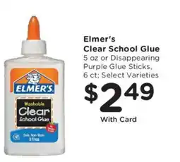 Kroger Elmer's Clear School Glue offer