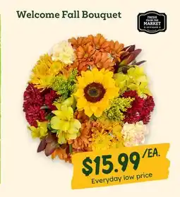 Sprouts Farmers Market Welcome Fall Bouquet offer