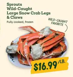 Sprouts Farmers Market Sprouts Wild-Caught Large Snow Crab Legs & Claws offer