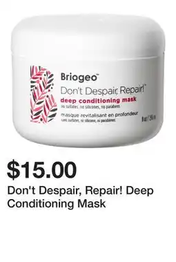 Belk Don't Despair, Repair! Deep Conditioning Mask offer